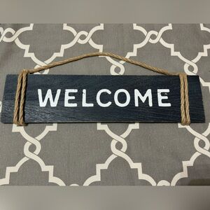 Welcome Sign, Wooden